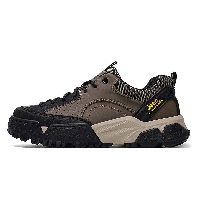 Jeep Cow Split Leather Low top Outdoor Shoes Men's