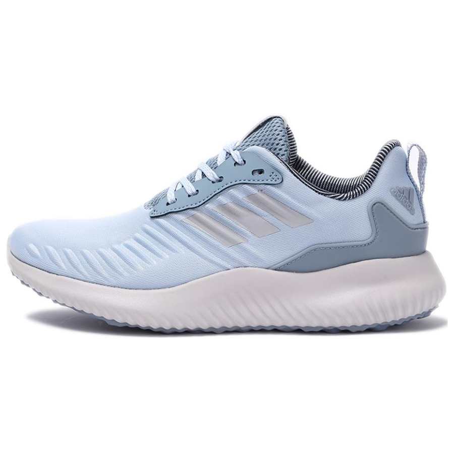 Adidas Adidas Bounce Comfortable Abrasion Resistant Slip Resistant Low top Running Shoes Women's Blue