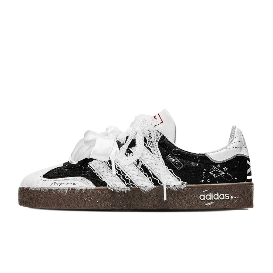 Adidas Adidas VL COURT 2.0 IC77 Dashed Line Beating Abrasion Resistant Abrasion Resistant Low top Skateboard Shoes Unisex