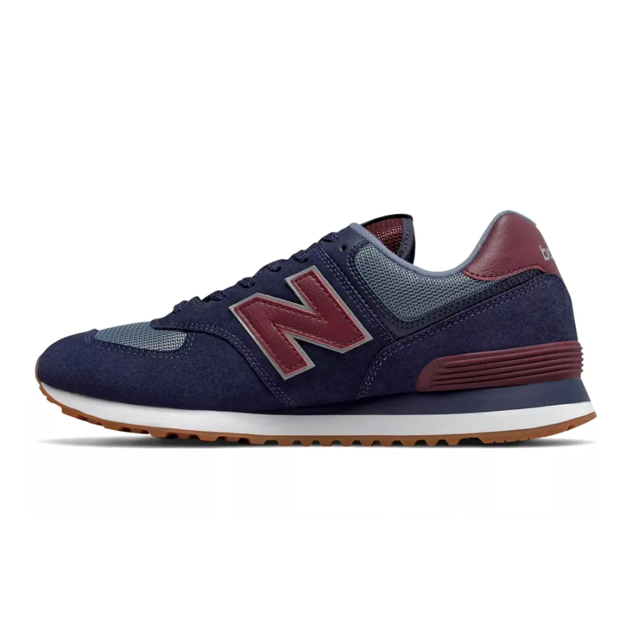 New Balance New Balance NB 574 Comfortable Low top Running Shoes Men's Blue Brown