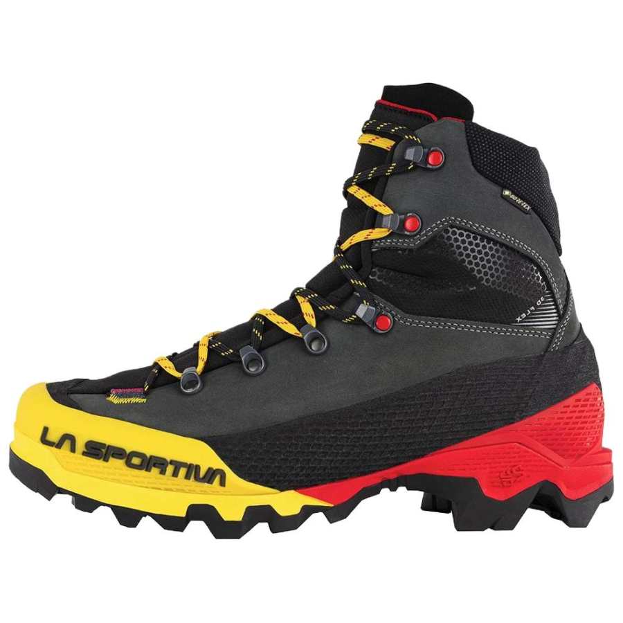 LA SPORTIVA Leather Comfortable Round Toe Short Outdoor Boots Men's