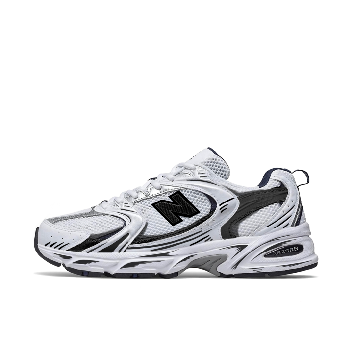 New Balance New Balance NB 530 Cushioning Breathable Low top Running Shoes Unisex Silver White D Width