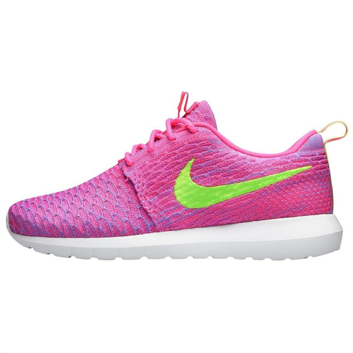 Nike Nike Roshe Run Slip Resistant Abrasion Resistant Low top Running Shoes Men's Pink