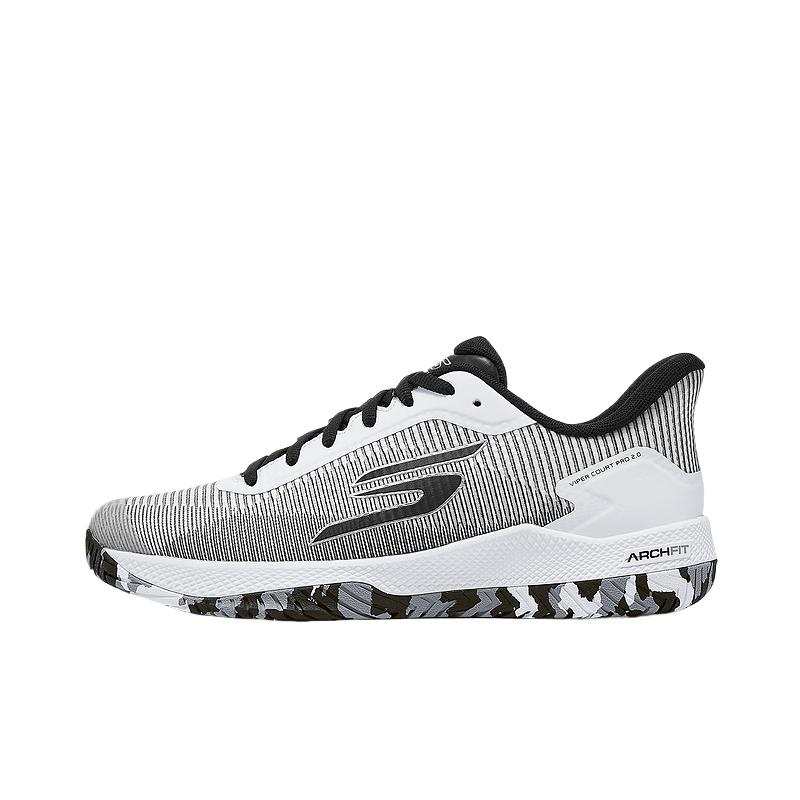 Skechers Viper Court Pro 2.0 Low top Casual City Commuting Running Shoes Men's White Black