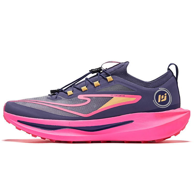 Erke Mugen PRO Running Shoes Men's Low Top Purple Pink
