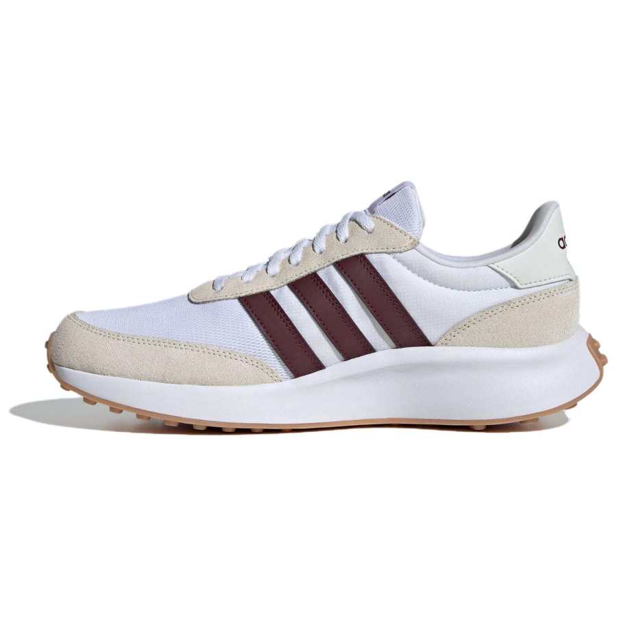 Adidas Adidas Run 70S Slip Resistant Abrasion Resistant Low top Casual Running Shoes Men's White