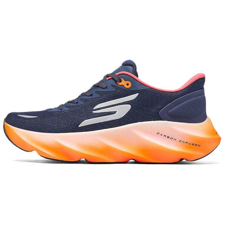 Skechers SKX Aero Burst Cushioning, Wear Resistant Running Shoes Men's Blue Orange