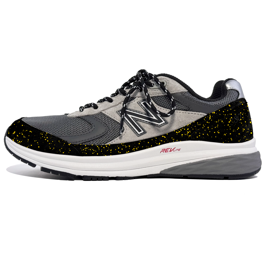 New Balance New Balance 880 Collection Cushioning, Wear Resistant Low top Running Shoes Men's Black Yellow