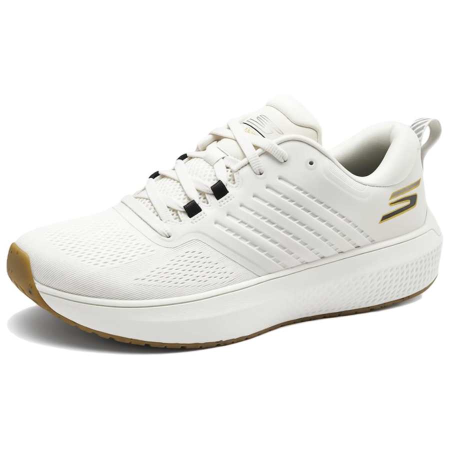Skechers Cushioning, Wear Resistant Low top Running Shoes Men's White