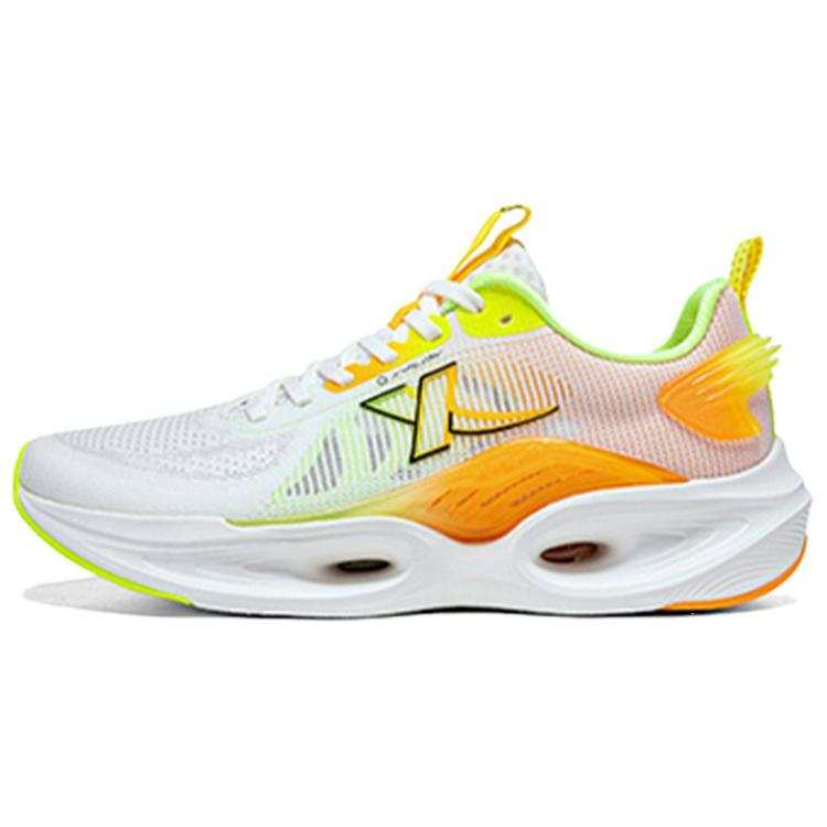 XTEP Cushioning Low top Running Shoes Men's White Green Orange
