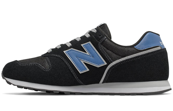 New Balance New Balance NB 373 Comfortable Low top Running Shoes Men's Black Blue D Width