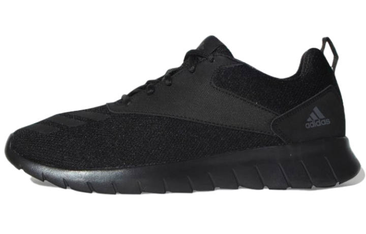Adidas Adidas Shereton Comfortable Breathable Abrasion Resistant Slip Resistant Low top Running Shoes Men's Raven