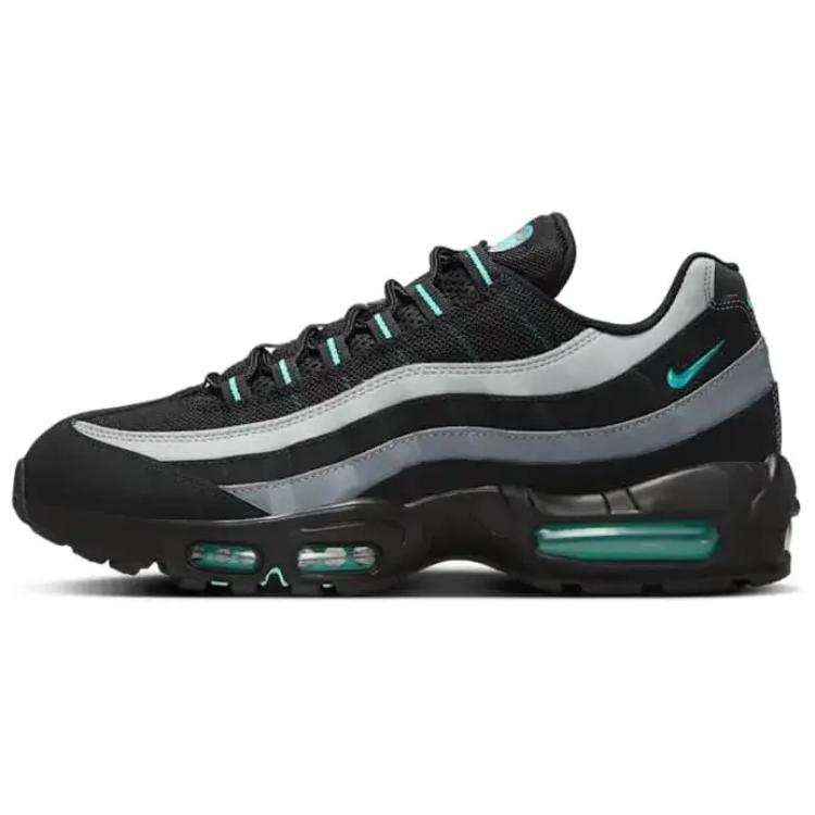 Nike Nike Air Max 95 Abrasion Resistant Breathable Abrasion Resistant Breathable Low top Casual Running Shoes Unisex Black
