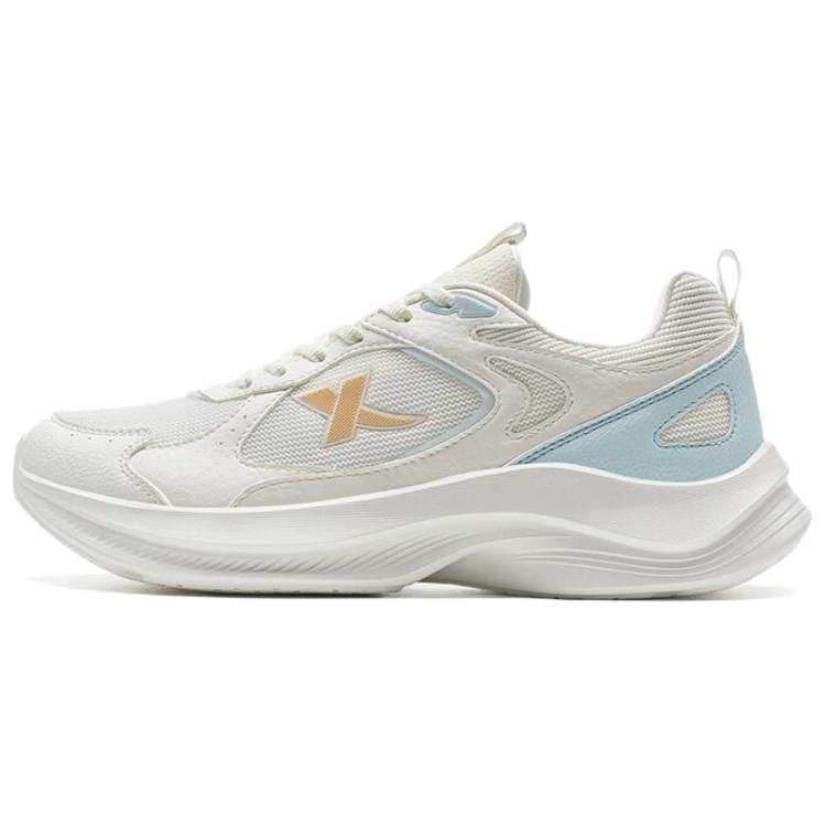 XTEP Breathable And Wear resistant Low top Casual Running Shoes Women's White Blue