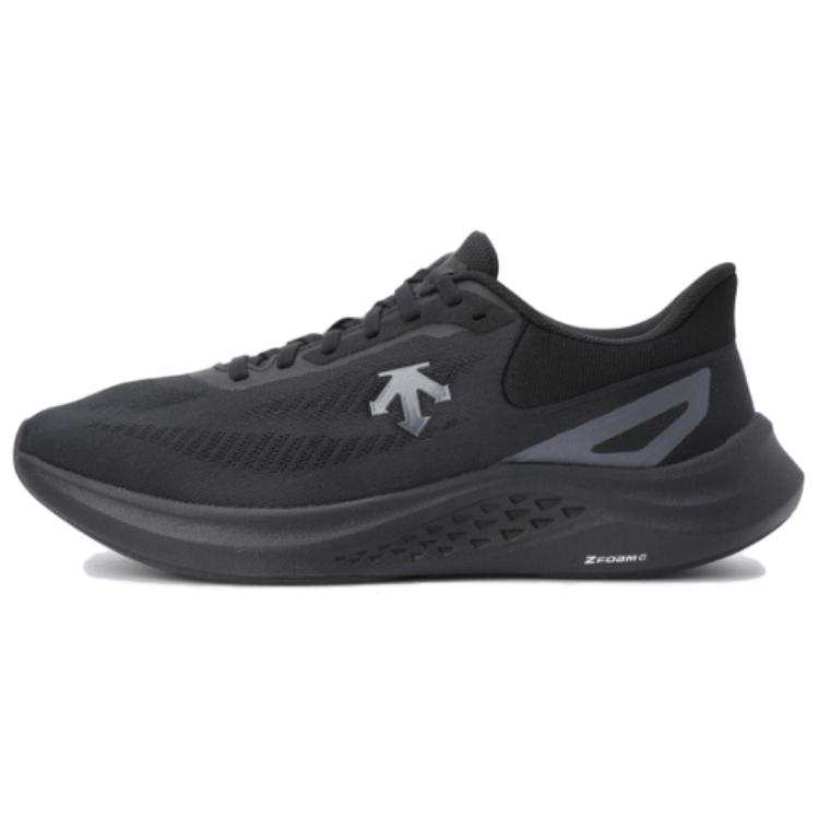 DESCENTE Low top Casual Training Long Distance Running City Commuting Running Shoes Unisex Black