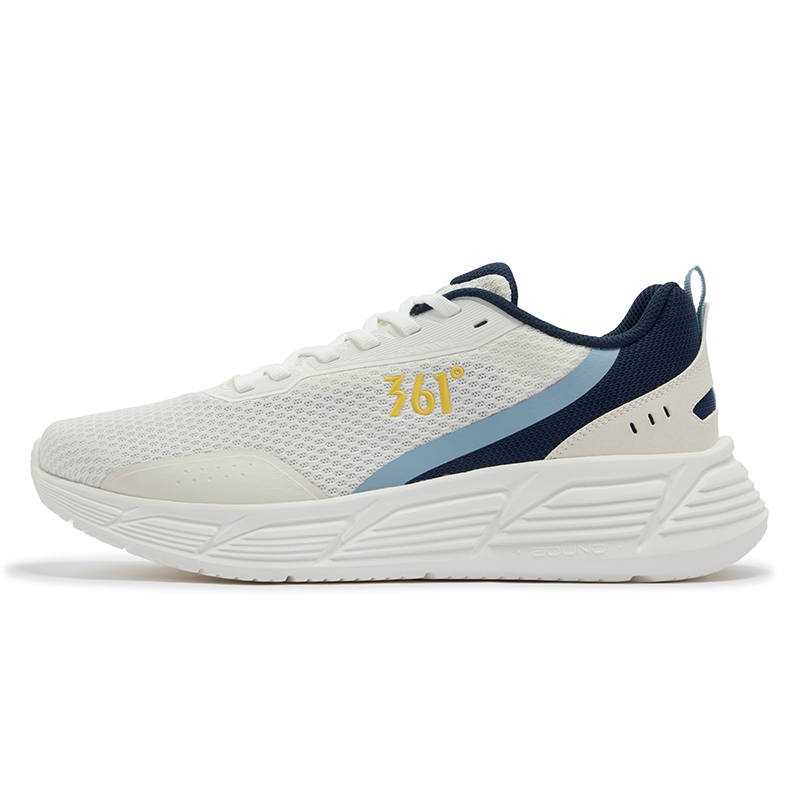 361° Abrasion Resistant Cushioning Low top Casual Running Shoes Men's White