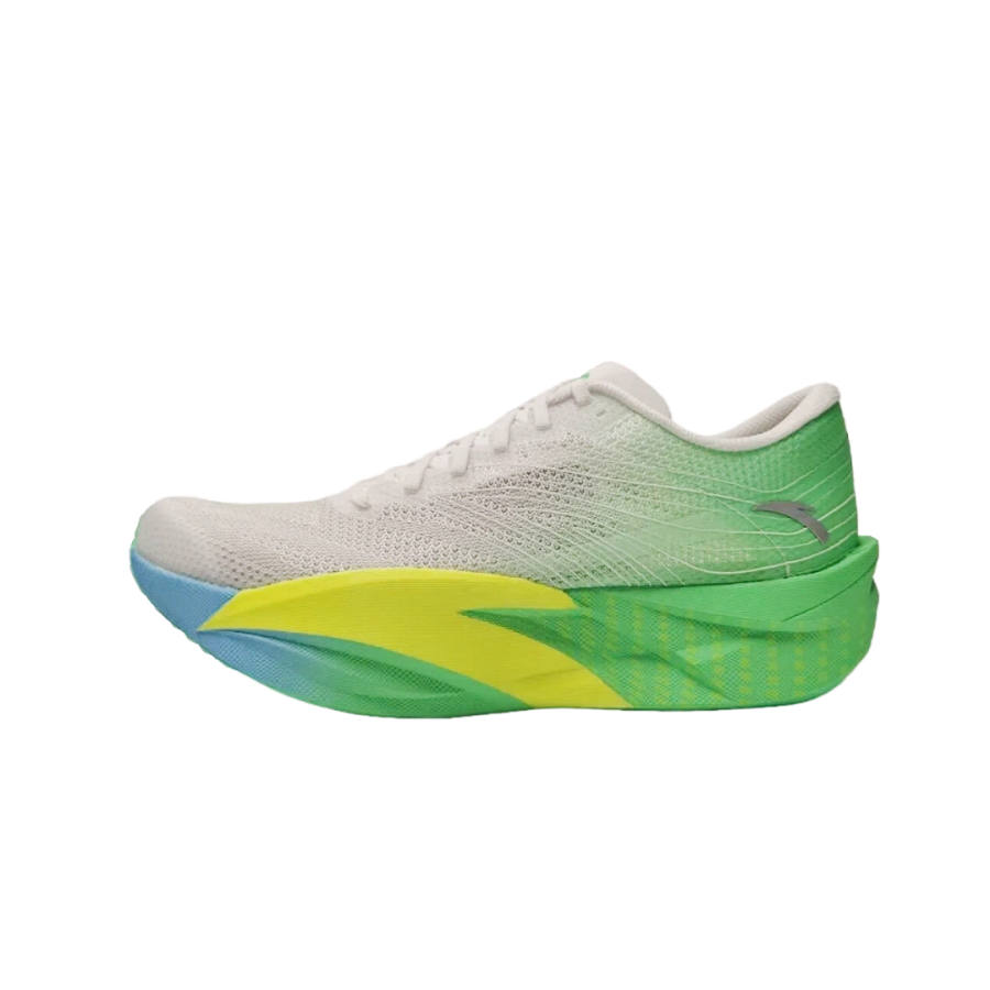 Anta C202 6.0 Low top Running Shoes Men's Papyrus White/Fluorescent Shooting Stars Green