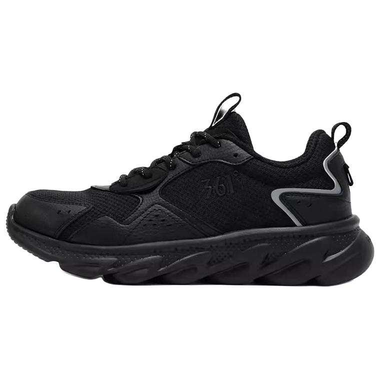 361° Mesh Abrasion Resistant Breathable Low top Running Shoes Women's Black