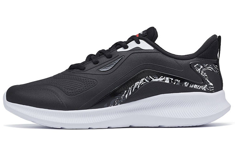 XTEP Textile, Synthetic Leather Abrasion Resistant Coverage Breathable Low top Running Shoes Men's