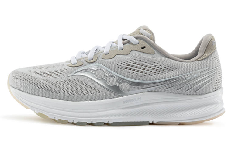 Saucony Ride Yutu 14 Cushioning Anti-Slip Wear-Resistant Breathability Low-Top Training Running Shoes Men's Khaki Gray