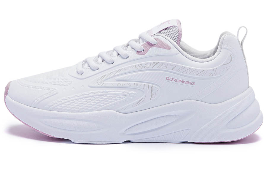 QIAODAN Low top Running Shoes Women's White Purple