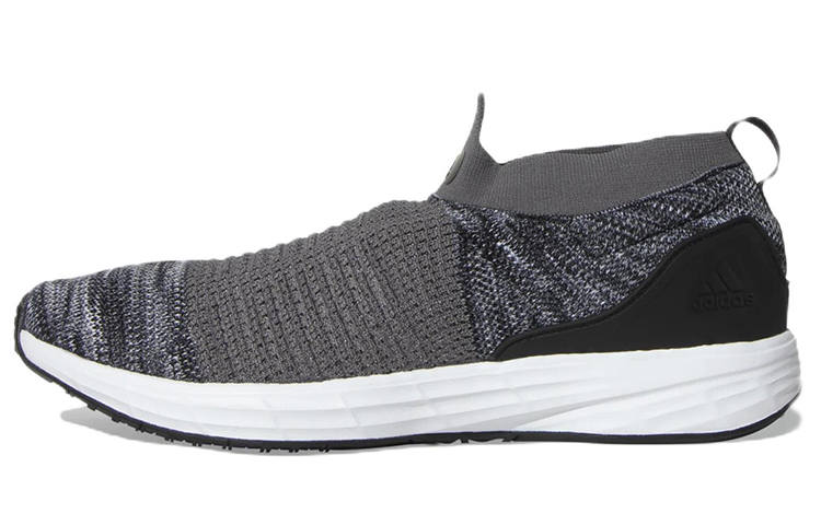 Adidas Adidas Adiron Comfortable Fabric Slip Resistant Abrasion Resistant Mid top Running Shoes Men's Gray