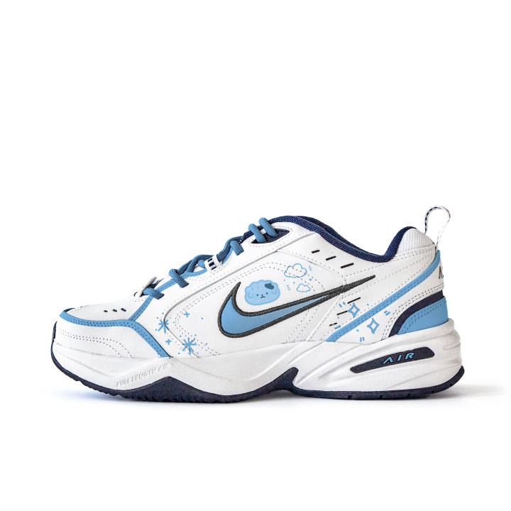 Nike Nike Air Monarch 4 Potato Ball Slip Resistant Abrasion Resistant Low top Chunky Sneakers Unisex White