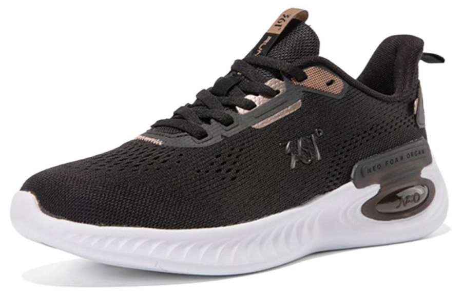 361° Versatile Slip Resistant Abrasion Resistant Low top Running Shoes Women's Black White