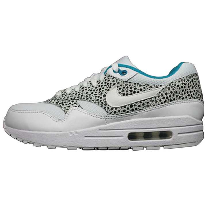 Nike Nike Air Max 1 Low top Casual Running Shoes Unisex White Blue