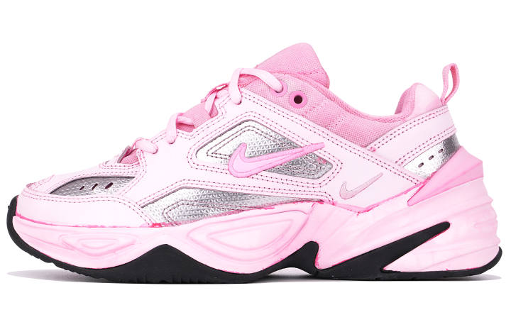 Nike Nike M2K Tekno Dye, Barbie, Hot Girl Leather Abrasion Resistant Breathable Cushioning