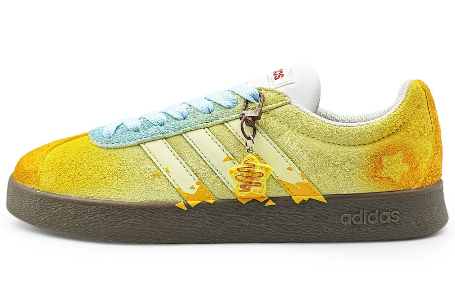 Adidas Adidas VL COURT 2.0 Cushioning, Wear Resistant Low top Skateboard Shoes Unisex Yellow