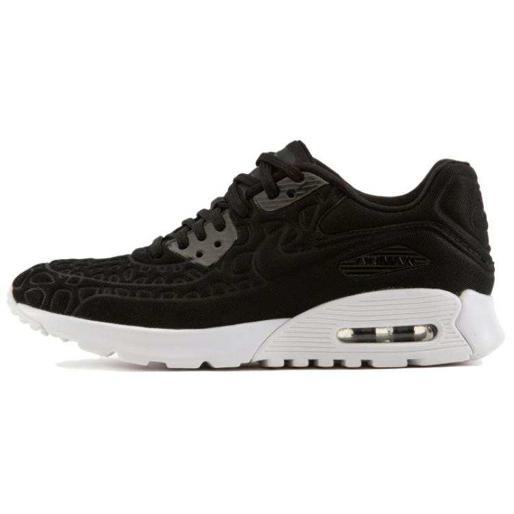 Nike Nike Air Max 90 Abrasion Resistant Breathable Low top Running Shoes Women's Black White