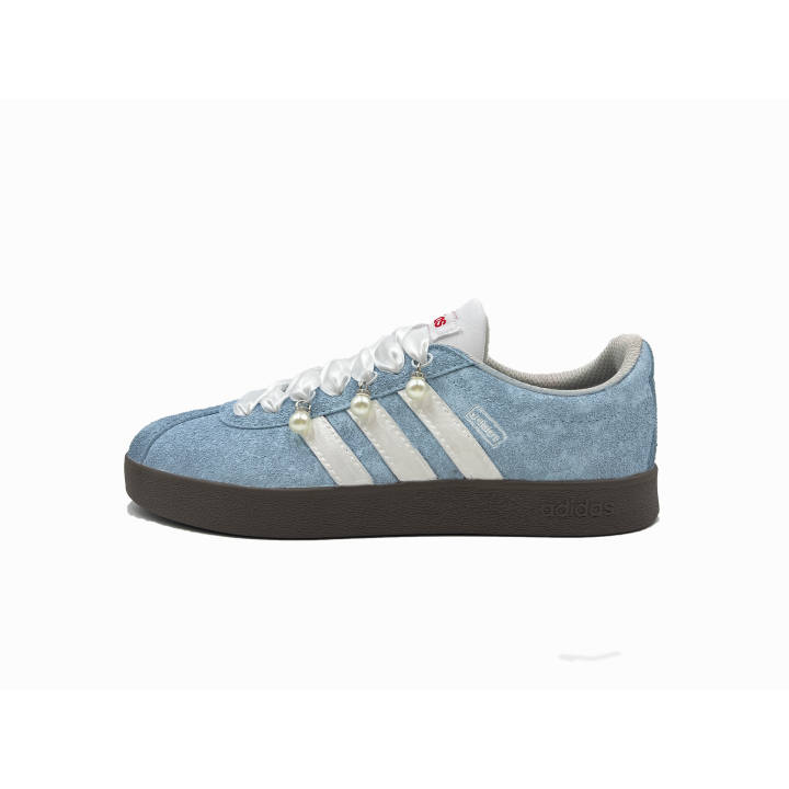 Adidas Adidas VL COURT 2.0 Jade Blue Star Cushioning Abrasion Resistant Lightweight Cushioning Abrasion Resistant Lightweight