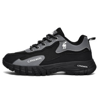 LINGHANGLUOTUO Cushioning Slip Resistant Abrasion Resistant Breathable Impact Resistant Low top Outdoor Shoes Men's