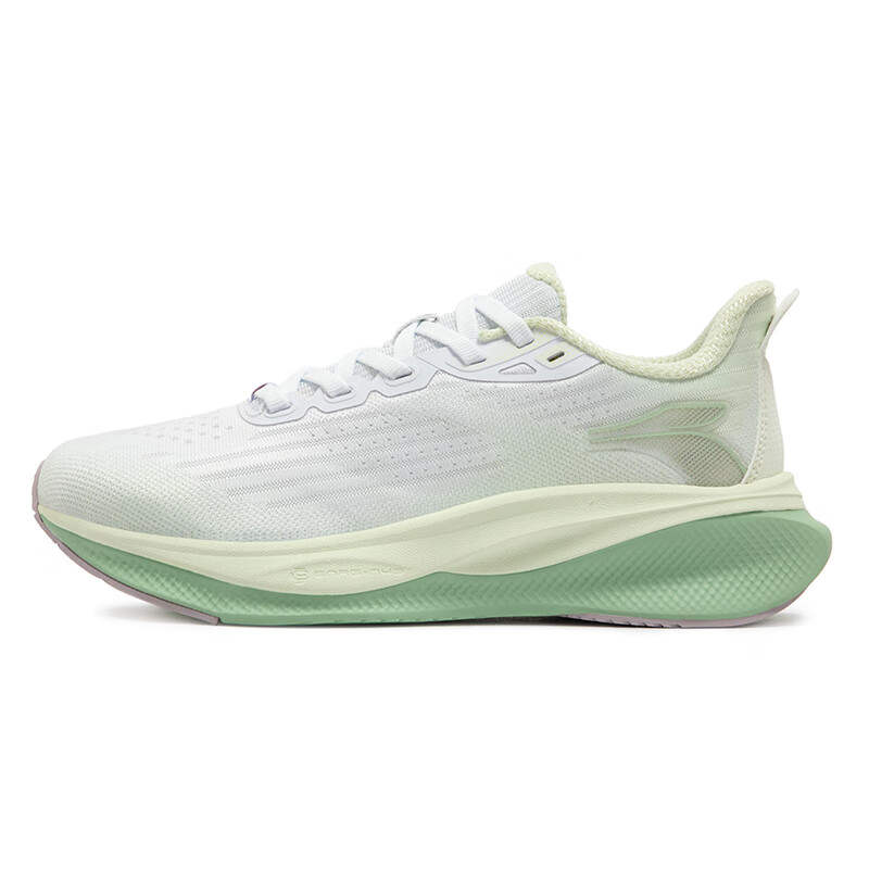 361° Magic Carpet Running Shoes Women's Low Top 361 Degrees White/Melon Green