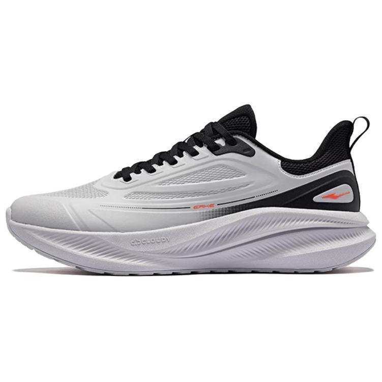 Erke Cushioning Abrasion Resistant Cushioning, Wear Resistant Low top Casual Running Shoes Men's Mist Gray