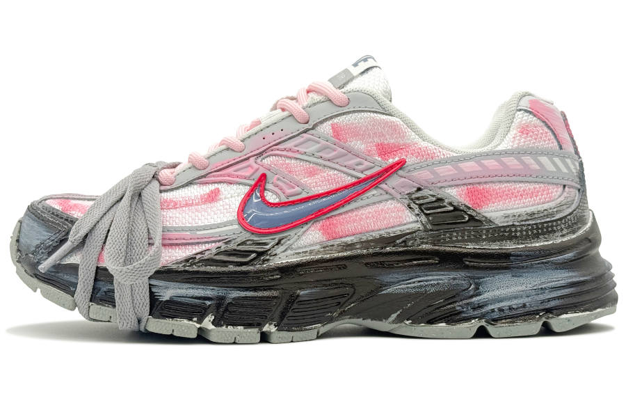 Nike Nike Initiator Fabric Abrasion Resistant Abrasion Resistant Low top Casual Training Running Shoes Women's Pink Black