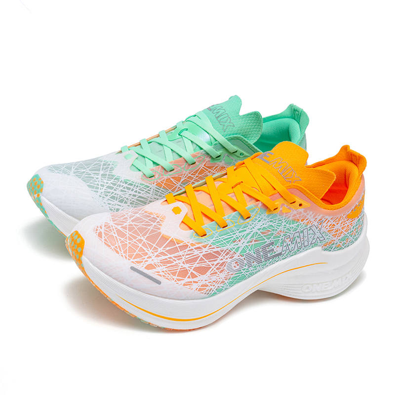 ONEMIX Chasing Light Running Shoes Unisex Cherish Orange Green