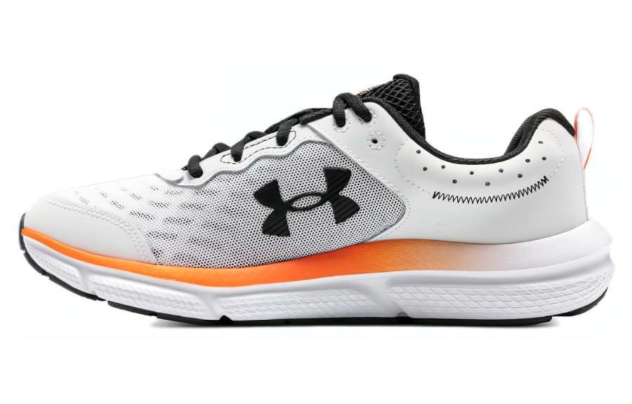 Under Armour Charged Assert 10 Low top Training Long Distance Running Sprint Running Shoes Men's White