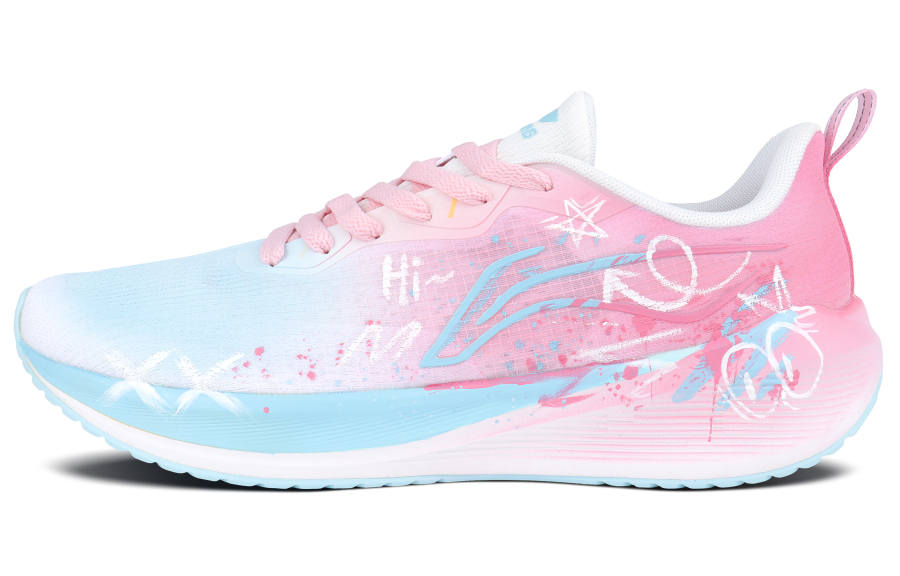 Li-Ning Li Ning Wuyue Cushioning Slip Resistant Abrasion Resistant Low top Casual Training Long Distance Running Shoes