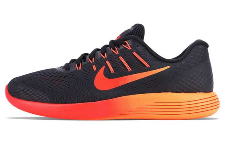 Nike Nike Lunarglide 8 Slip Resistant Abrasion Resistant Slip Resistant Abrasion Resistant Low top Running Shoes Men's Black
