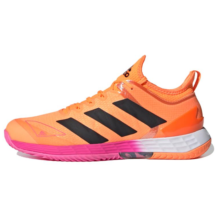 Adidas Adidas Adizero Ubersonic 4 Mesh, Synthetic Leather Slip Resistant Low top Running Shoes Men's Orange Pink
