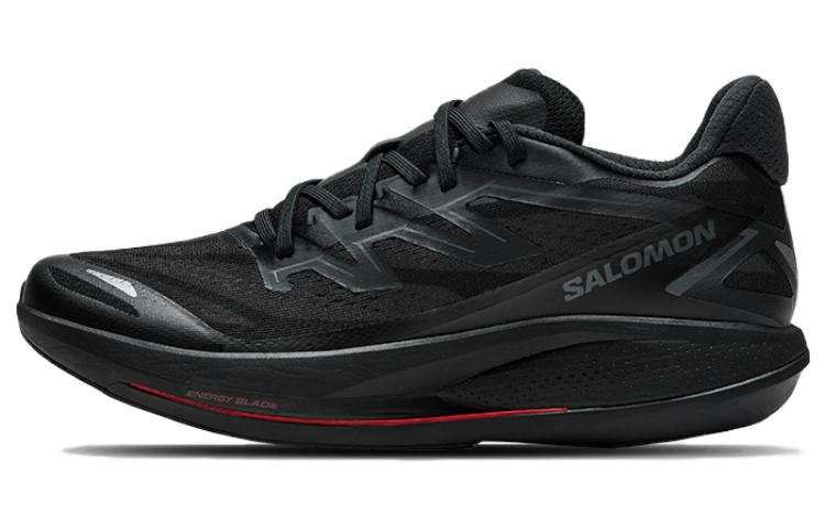 SALOMON Phantasm 2 Mesh Cushioning Slip Resistant Abrasion Resistant Low top Running Shoes Unisex Black