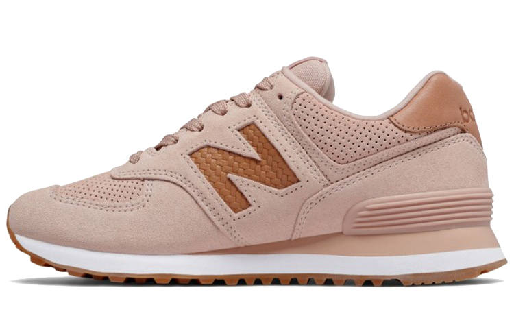 New Balance New Balance NB 574 Textile, Synthetic Leather Low top Running Shoes Women's Pink Umber