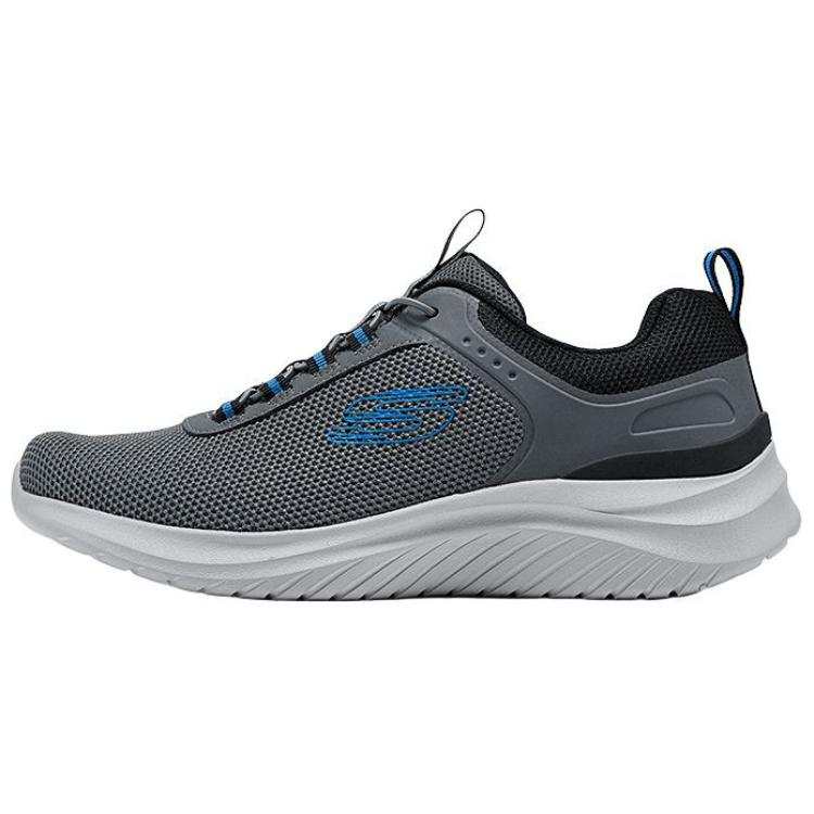 Skechers Low top Casual Running Shoes Men's Gray Black