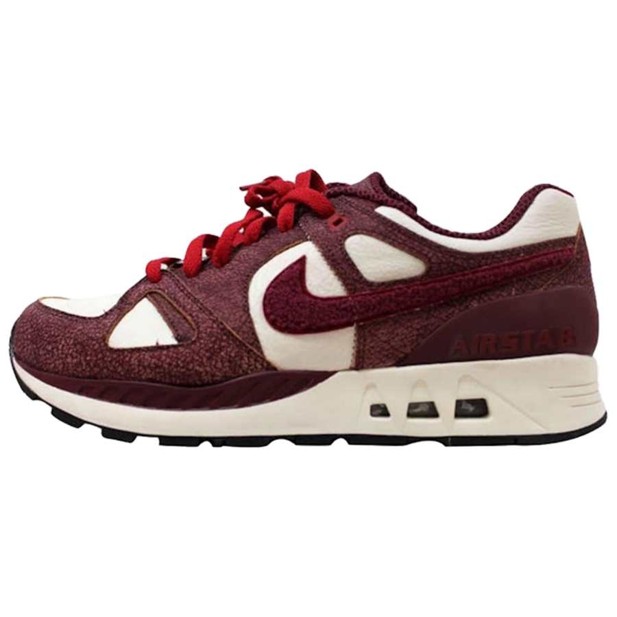 Nike Nike Air Stab Abrasion Resistant Low top Running Shoes Unisex Dark Red White