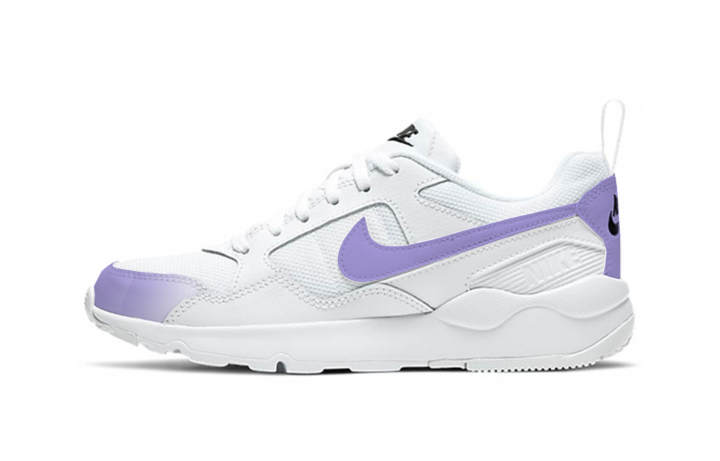 Nike Nike Pegasus '92 Cushioning Slip Resistant Abrasion Resistant Breathable Low top Marathon Running Shoes GS Purple White