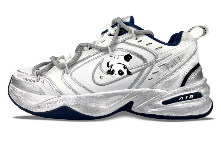 Nike Nike Air Monarch 4 Chunky Sneakers Unisex Low Top Black