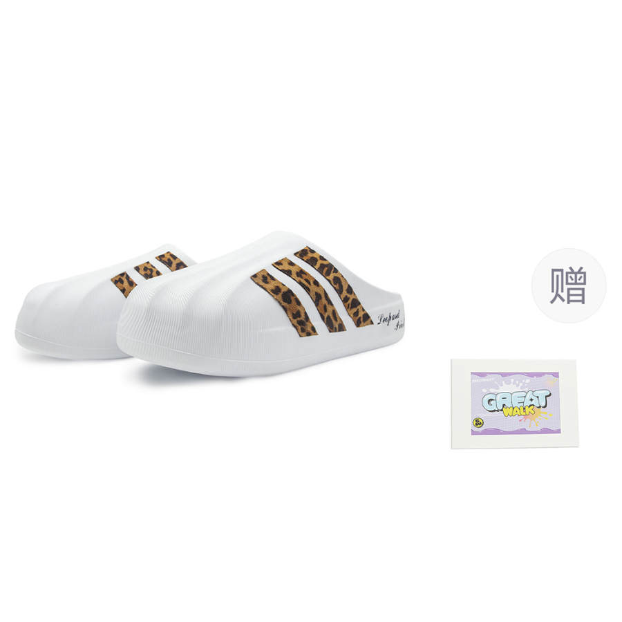 Adidas Originals AdiFOM SUPERSTAR MULE EVA Slip Resistant Slip Resistant Closed Toe Slippers Unisex White
