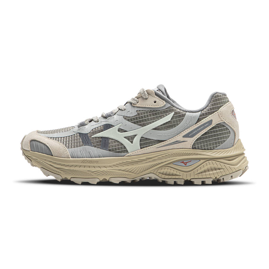 Mizuno Racer ADV Fabric Low top Casual Running Shoes Unisex Medium Gray